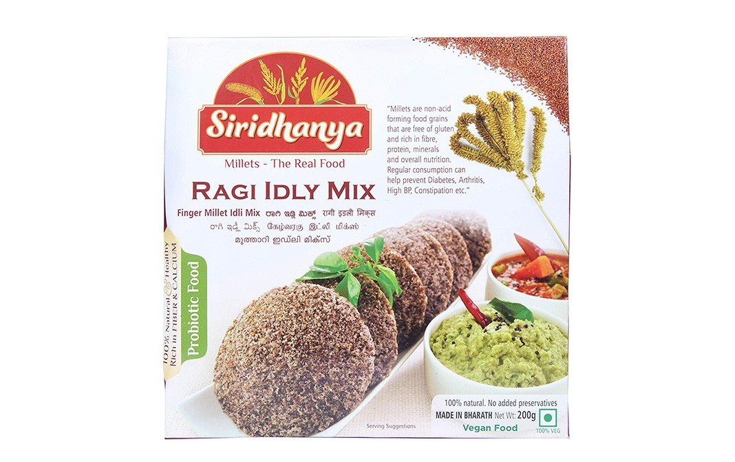 Siridhanya Ragi Idli Mix    Box  200 grams